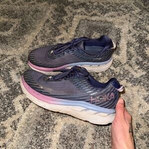 Hoka Women's Athletic Shoes - Navy and Pink
